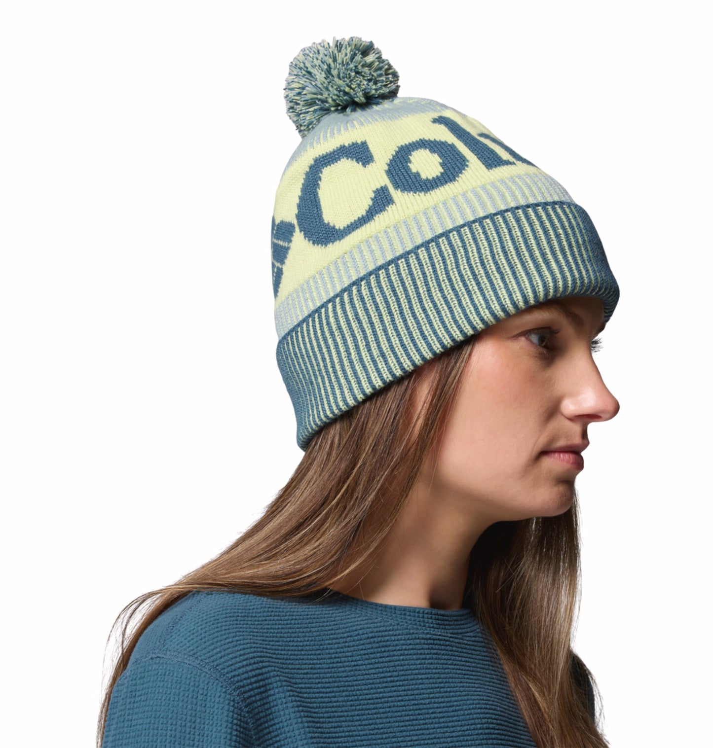 Columbia Unisex Blue Omni-Heat Inifnity Polar Powder III Beanie