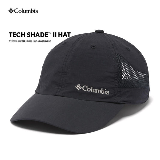 Columbia Unisex Black Omni-Wick Tech Shade II Hat