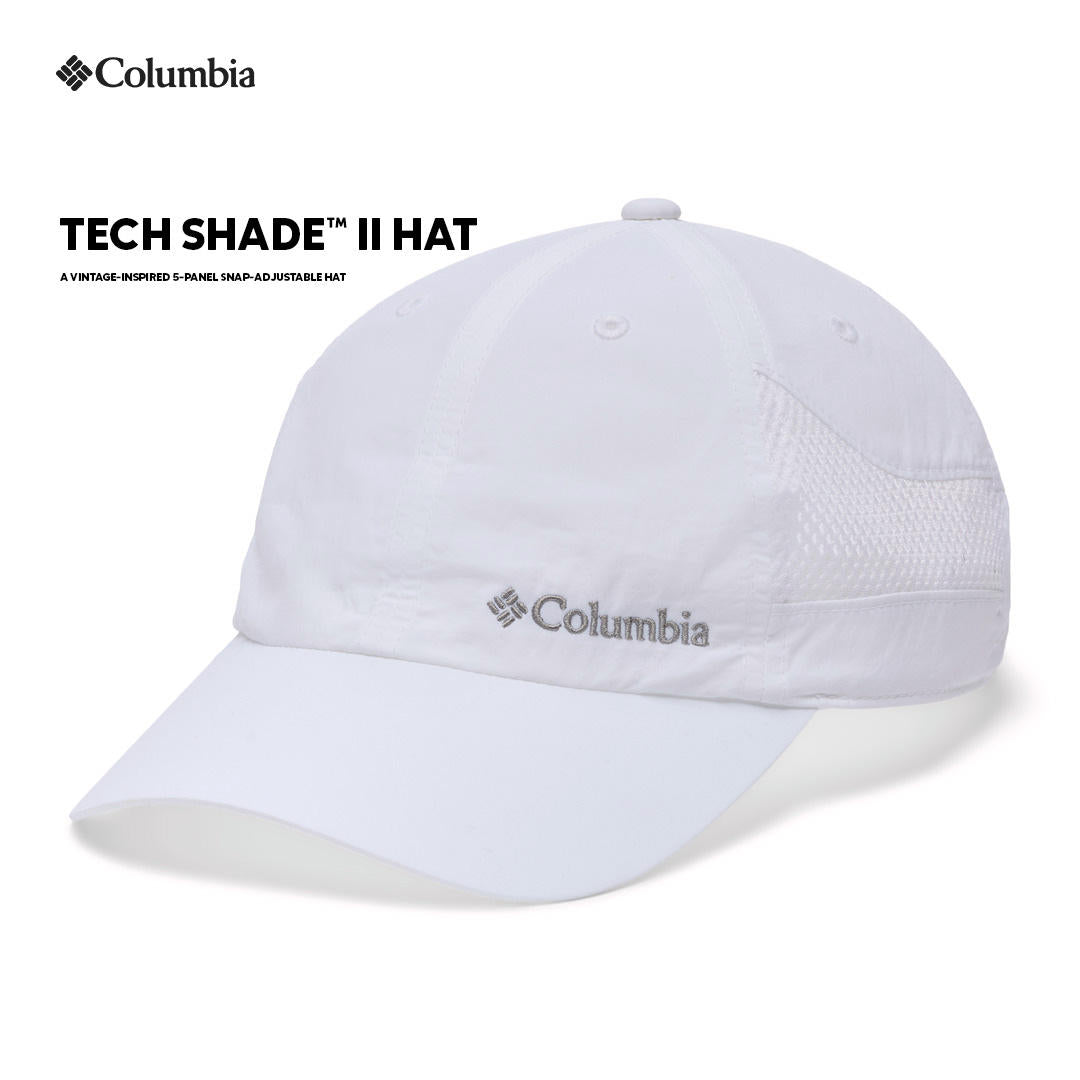 Columbia Unisex White Omni-Wick Tech Shade II Hat