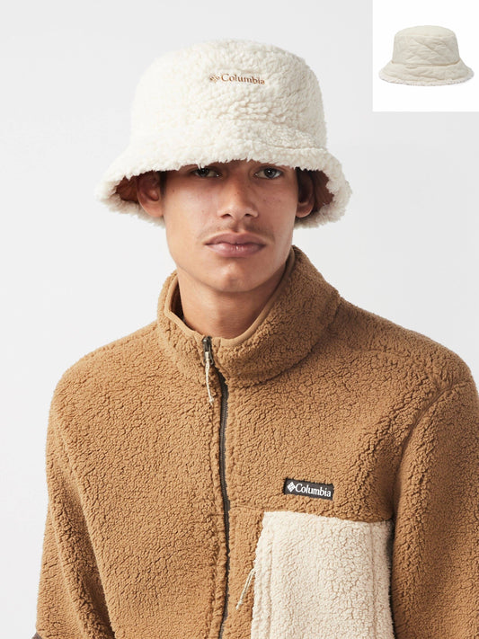 Columbia Unisex Beige Omni-Shield Winter Pass II Reversible Bucket Hat