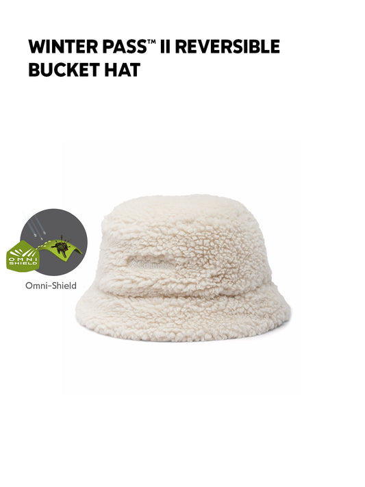Columbia Unisex Beige Omni-Shield Winter Pass II Reversible Bucket Hat