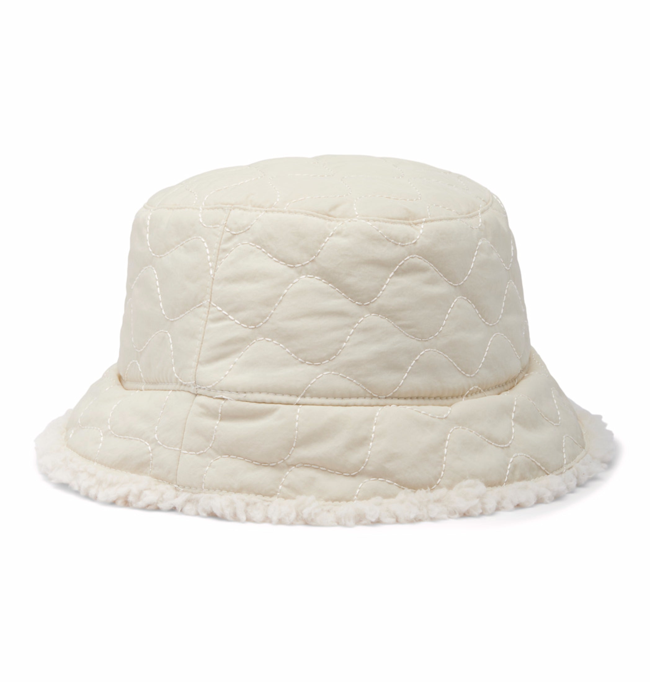 Columbia Unisex Beige OmniShield Winter Pass II Reversible Bucket Hat S/M