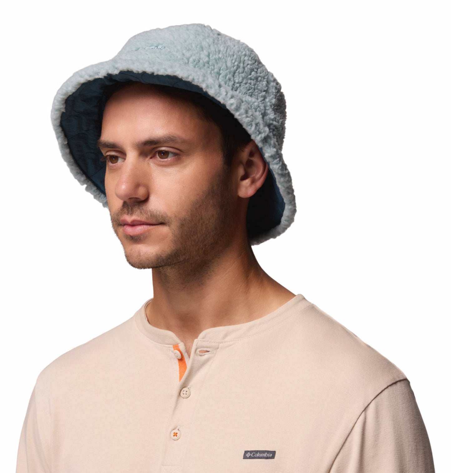 Columbia Unisex Teal OmniShield Winter Pass II Reversible Bucket Hat