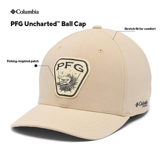 Columbia Unisex Beige PFG Uncharted Ball Cap