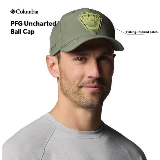 Columbia Unisex Green PFG Uncharted Ball Cap