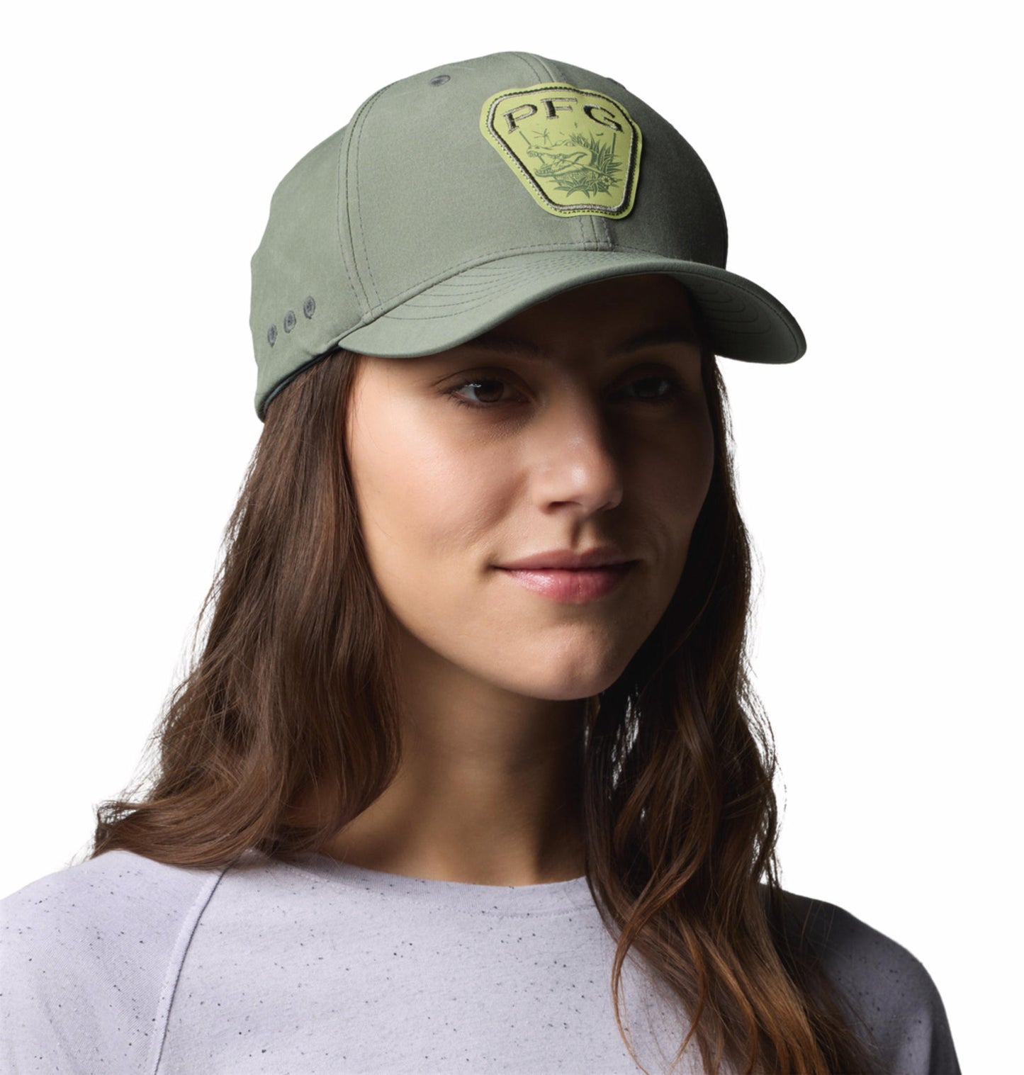 Columbia Unisex Green PFG Uncharted Ball Cap