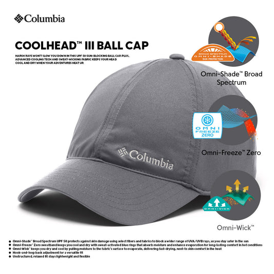 Columbia Unisex Beige Omni-Freeze Coolhead III Ball Cap