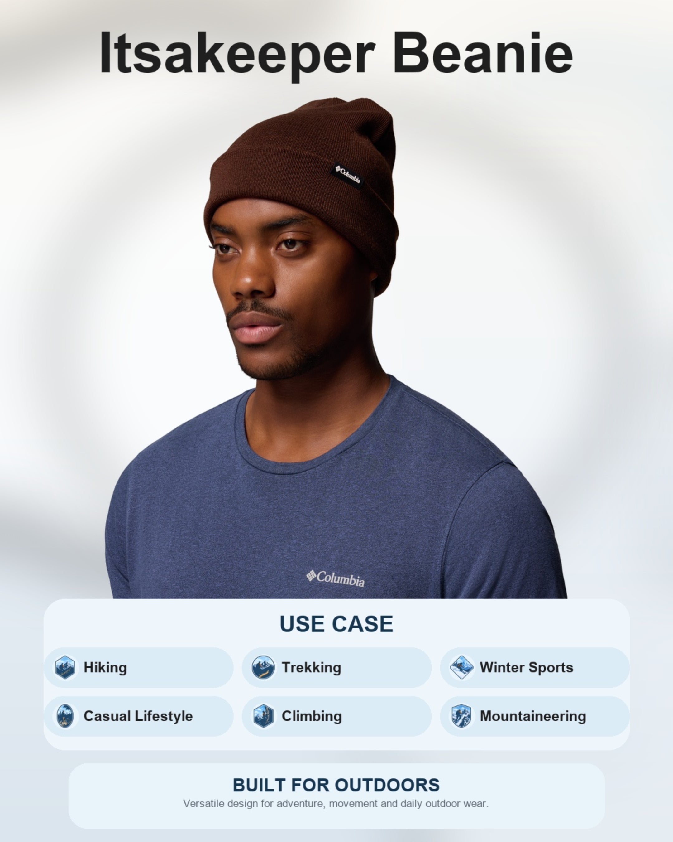 Columbia Unisex Brown Itsakeeper Beanie