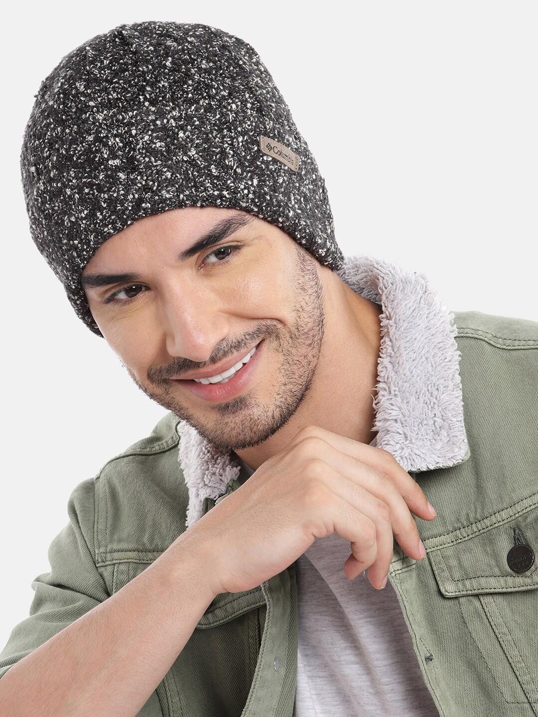 Columbia Unisex Black Slowcamp Cuffed Beanie