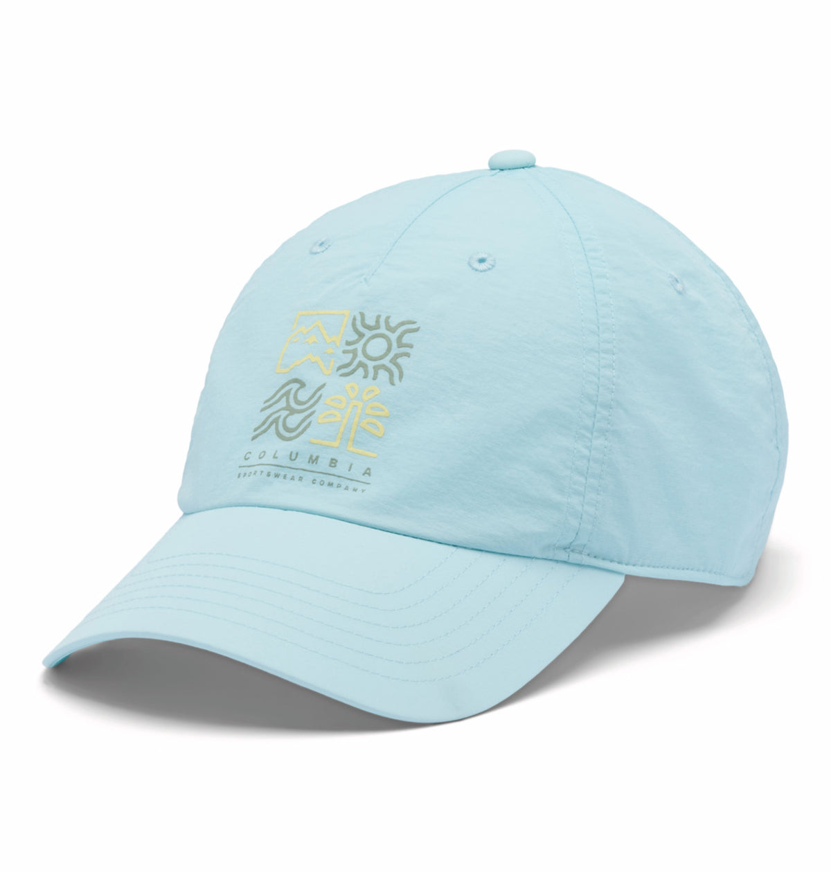 Columbia Unisex Blue Omni-Shade Spring Canyon II Ball Cap with Sun Protection