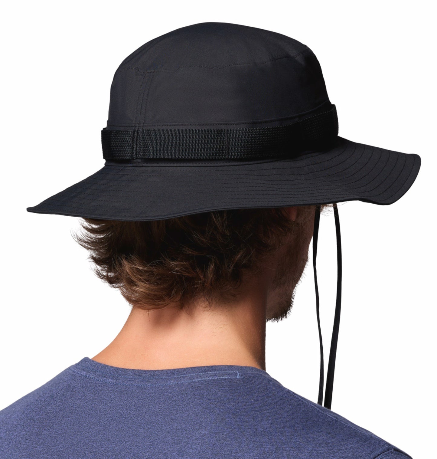 Columbia Unisex Black Omni-Freeze Packable Bucket Hat with Foldable Brim
