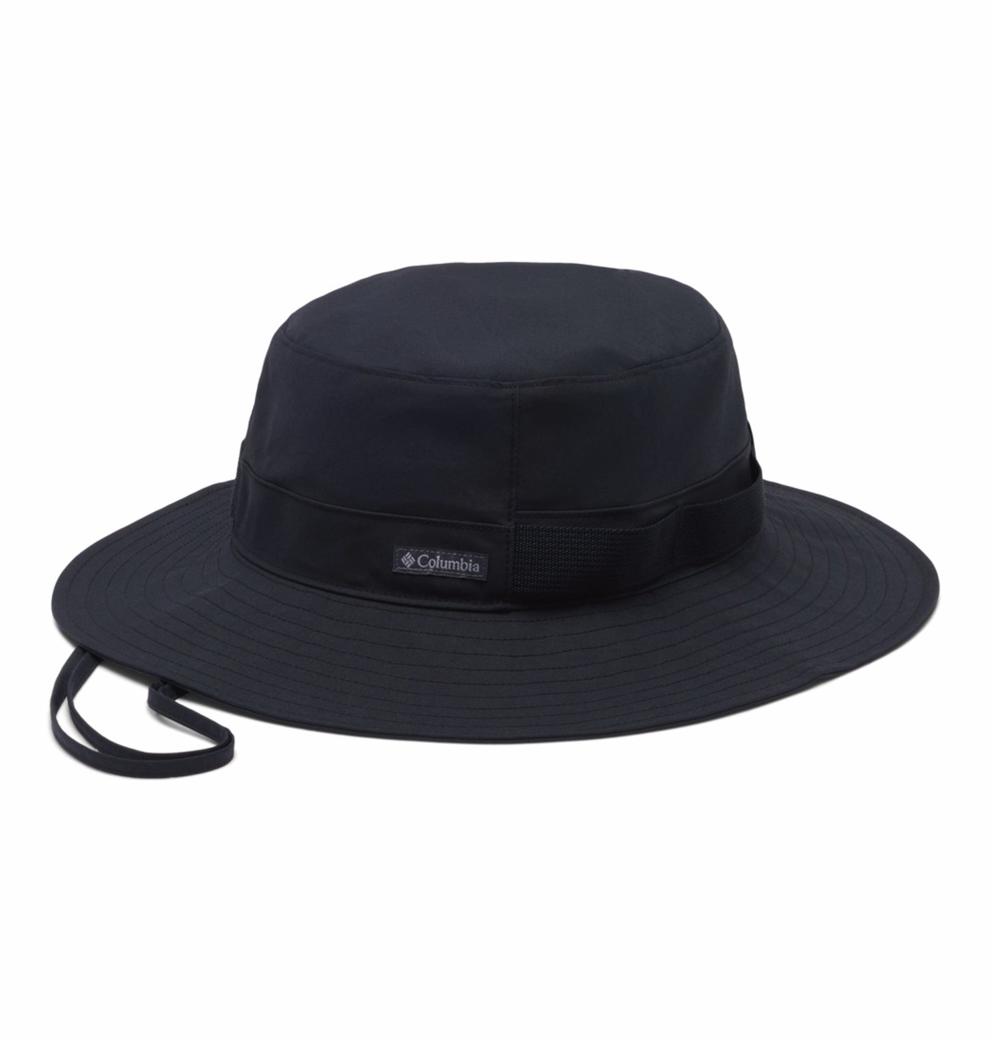 Columbia Unisex Black Omni-Freeze Packable Bucket Hat with Foldable Brim
