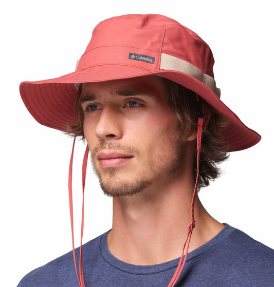 Columbia Pink Omni-Freeze Unisex Packable Bucket Hat for Sun Protection
