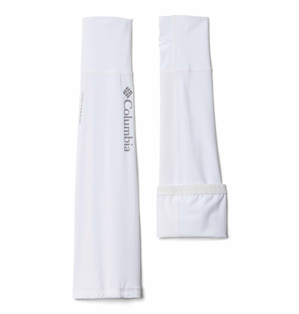 Columbia Unisex White Chill River II Arm Sleeves (Sun Protection)