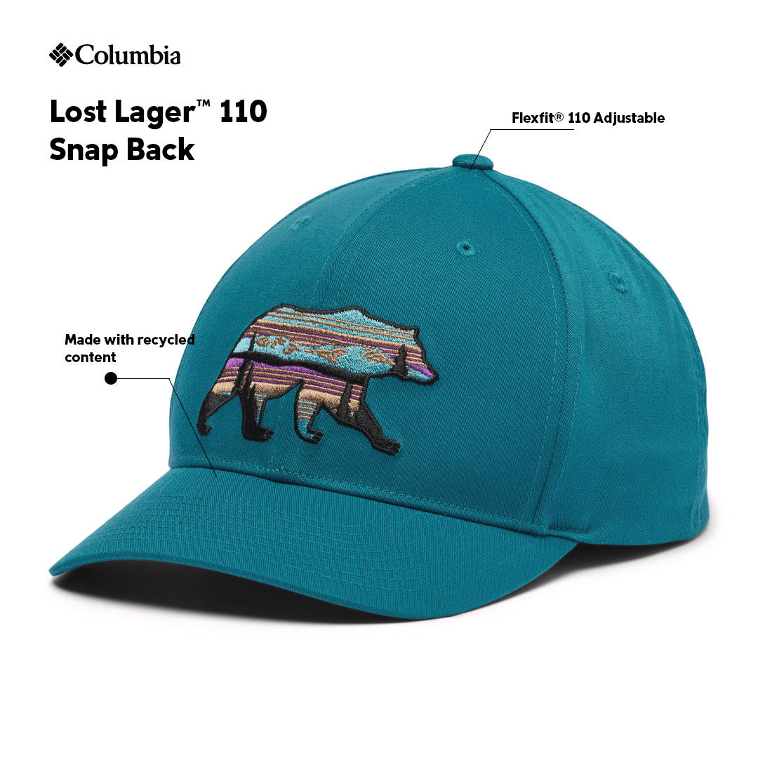 Columbia Unisex Teal Lost Lager 110 Snap Back Cap