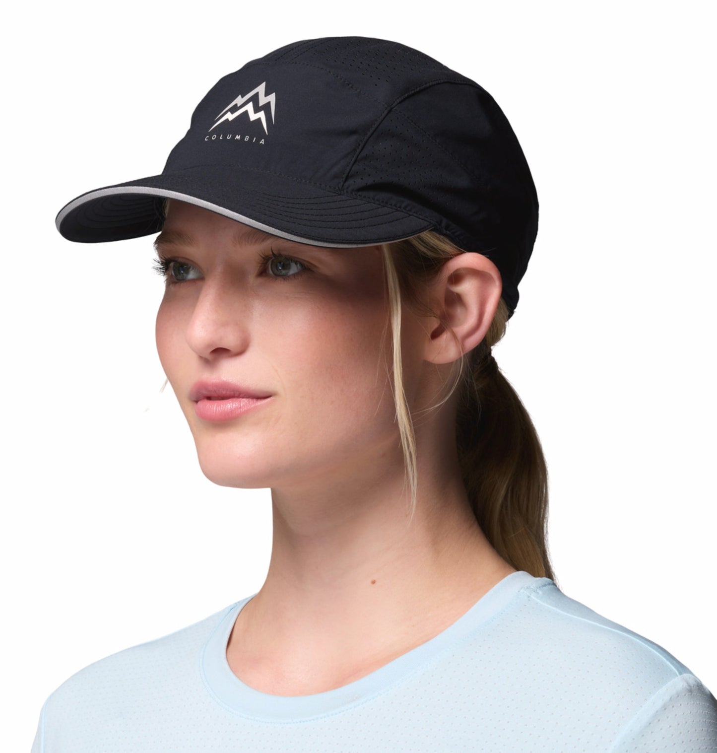 Columbia Unisex Black Omni-Freeze Speed Trail Ball Cap