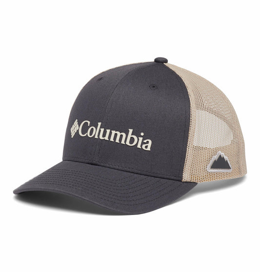 Columbia Unisex Grey Mesh Snap Back - High Cap