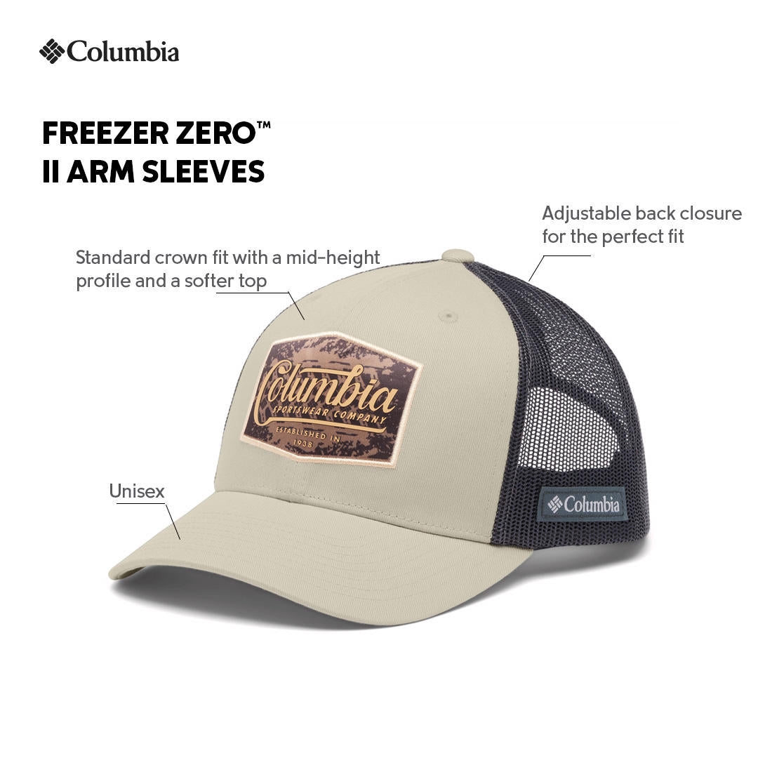 Columbia Unisex Grey Columbia Mesh Snap Back - High