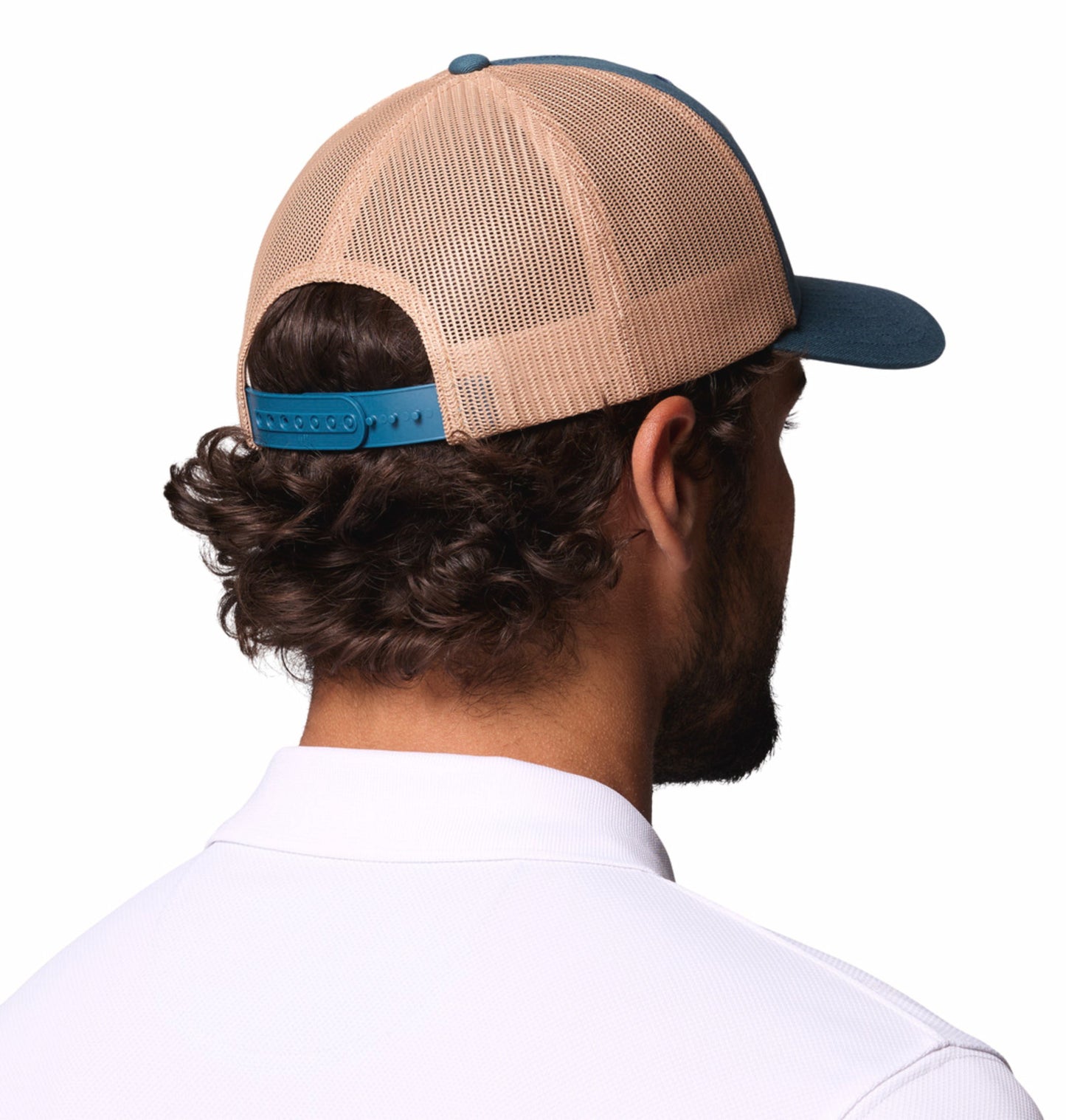 Columbia Unisex Blue Mesh Snap Back Cap