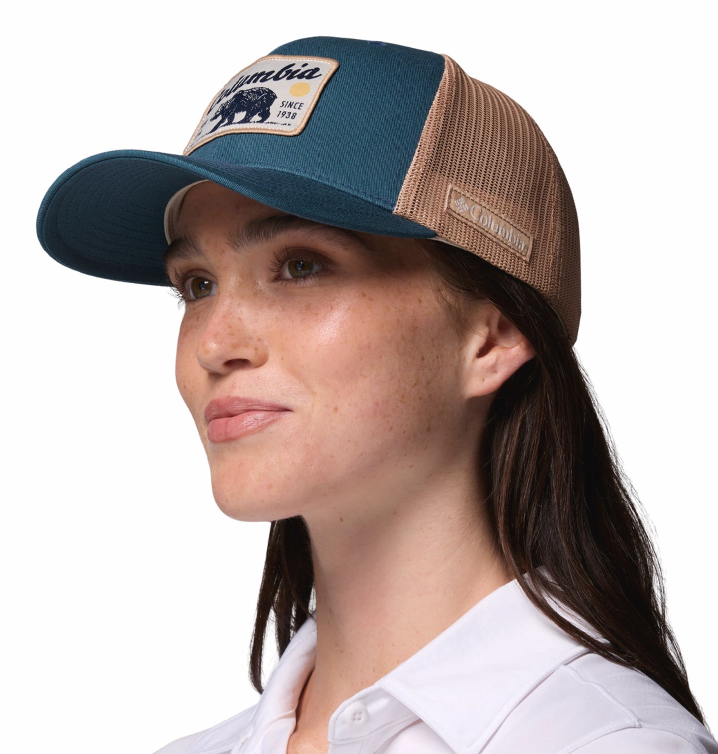 Columbia Unisex Blue Mesh Snap Back Cap