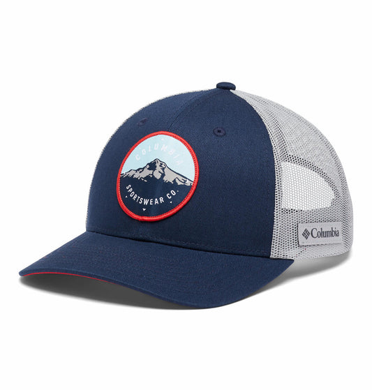 Columbia Unisex Blue Columbia Mesh Snap Back - High