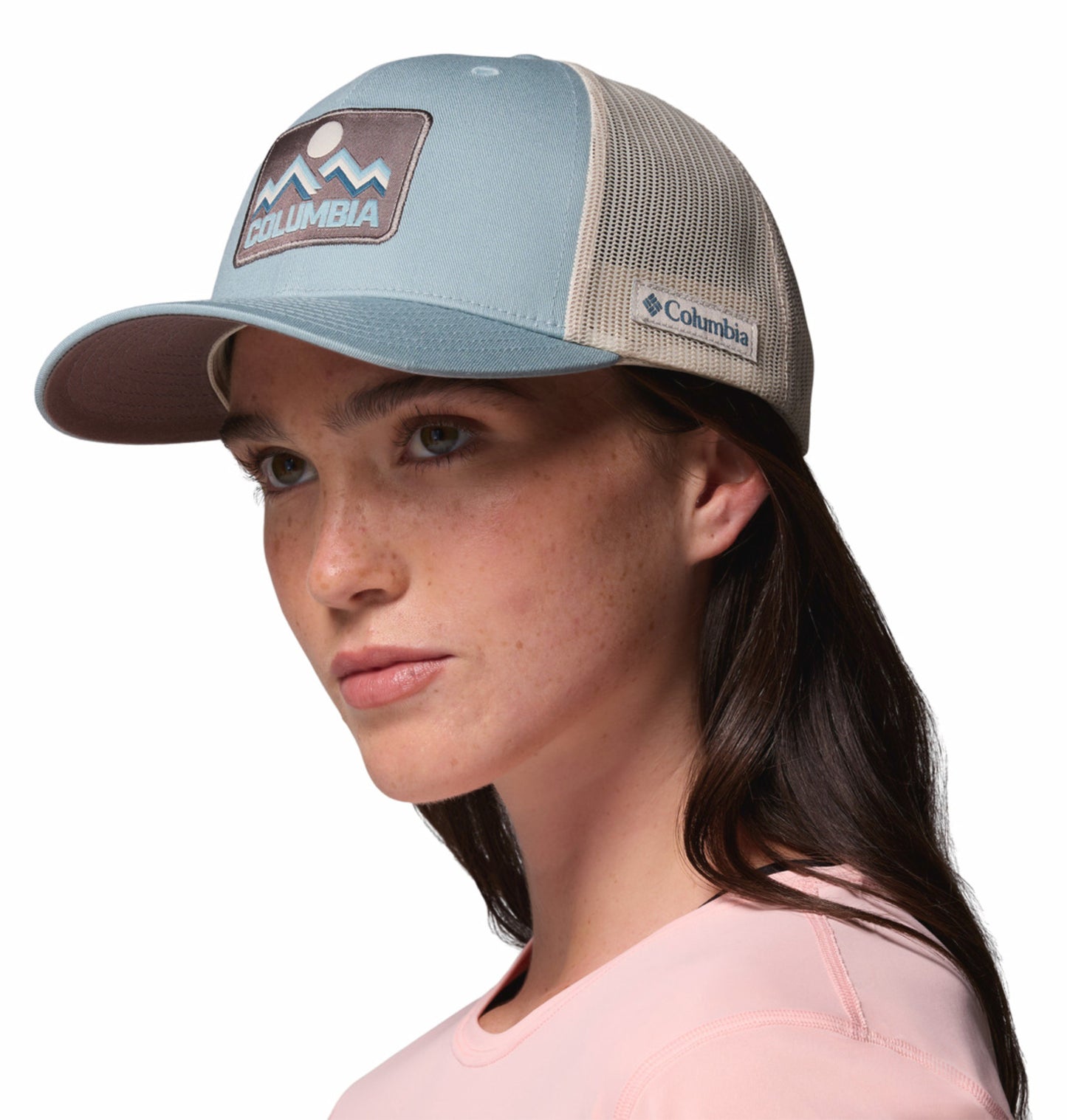 Columbia Unisex Blue Mesh Snap Back Cap