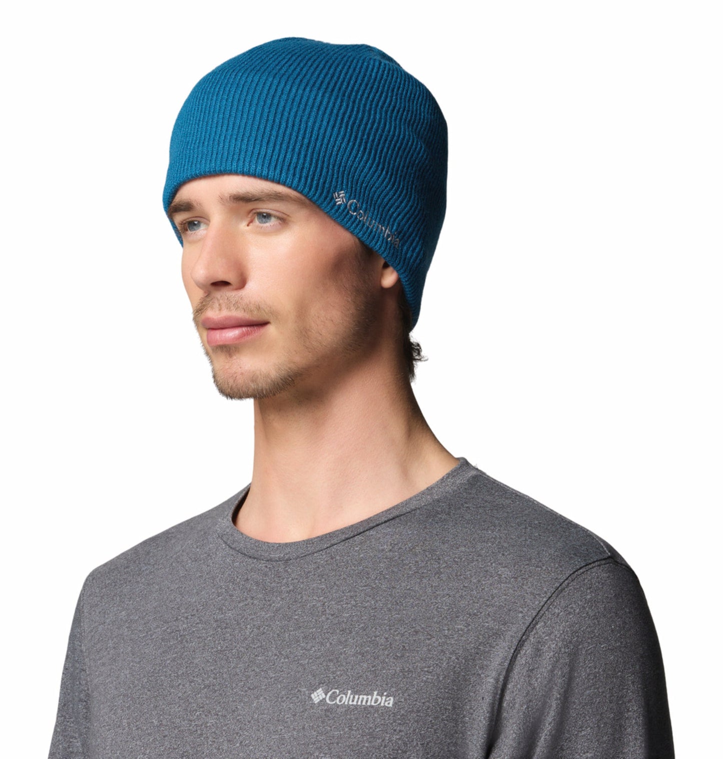 Columbia Unisex Blue Omni-Heat Reflective Bugaboo Beanie