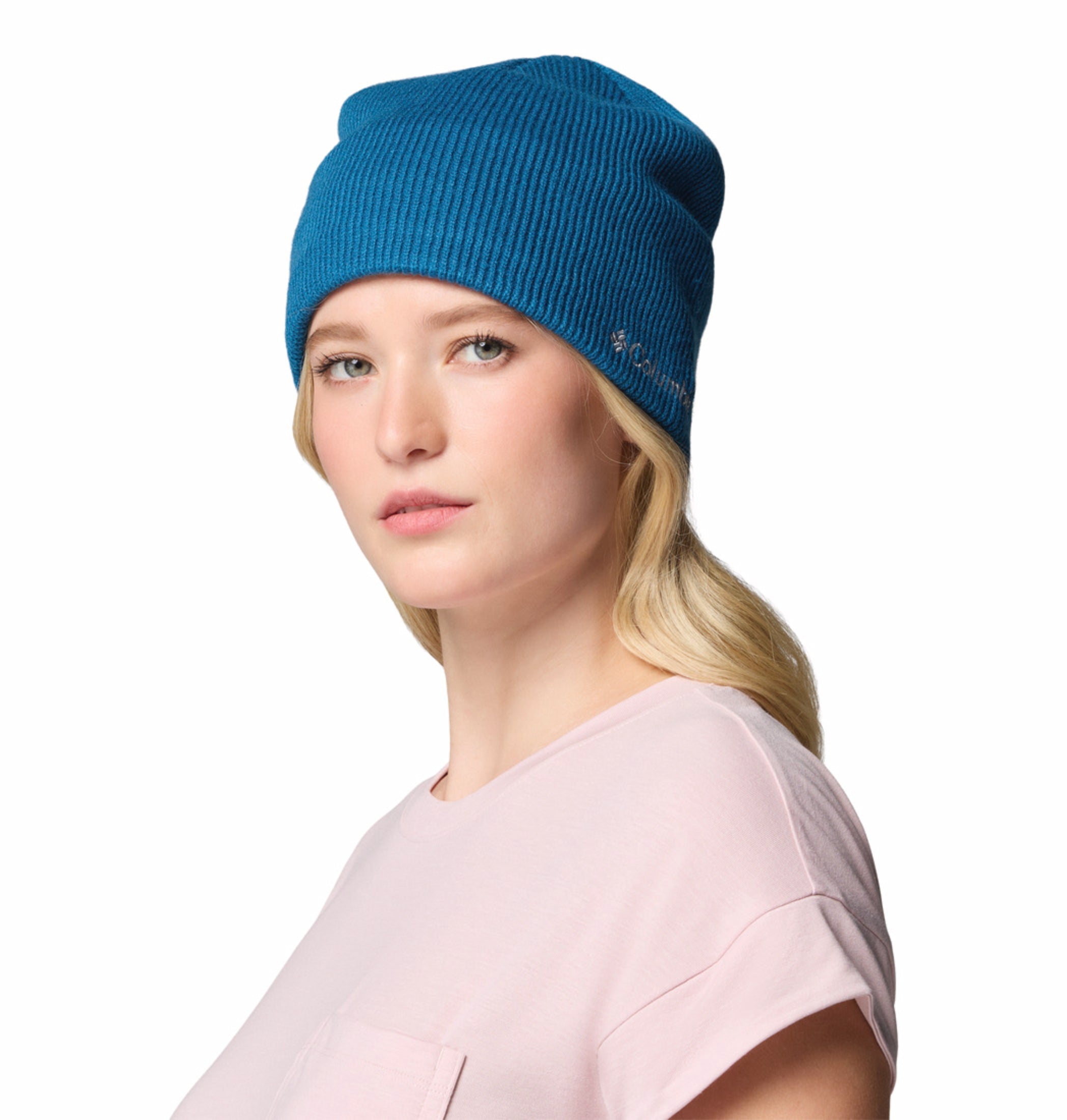 Columbia Unisex Blue Omni-Heat Reflective Bugaboo Beanie