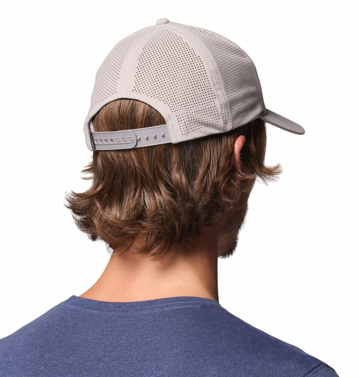 Columbia Unisex Light Grey Omni-Shield Mountaincap II 3D Stretch Snap Back Cap
