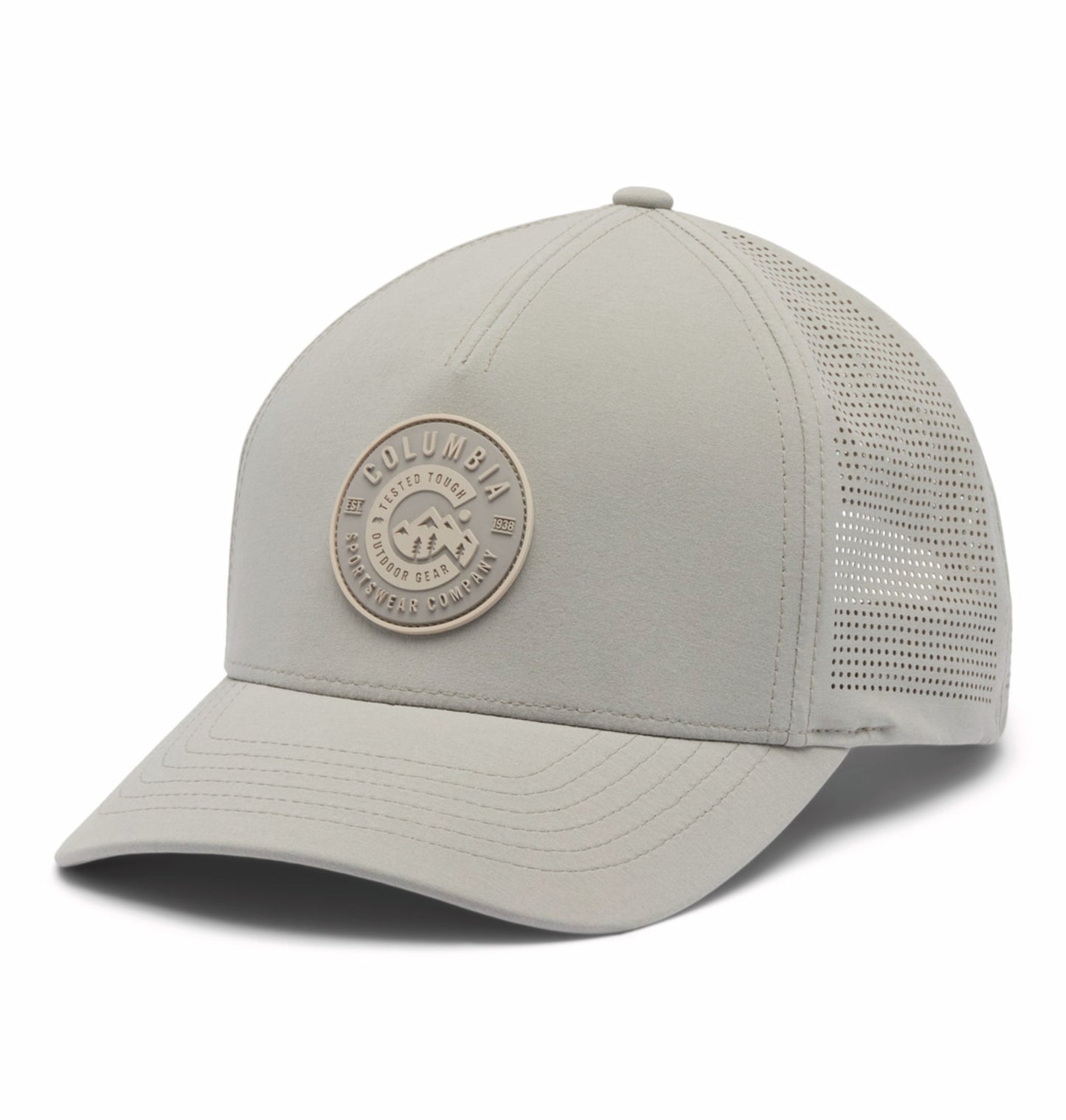 Columbia Unisex Light Grey Omni-Shield Mountaincap II 3D Stretch Snap Back Cap
