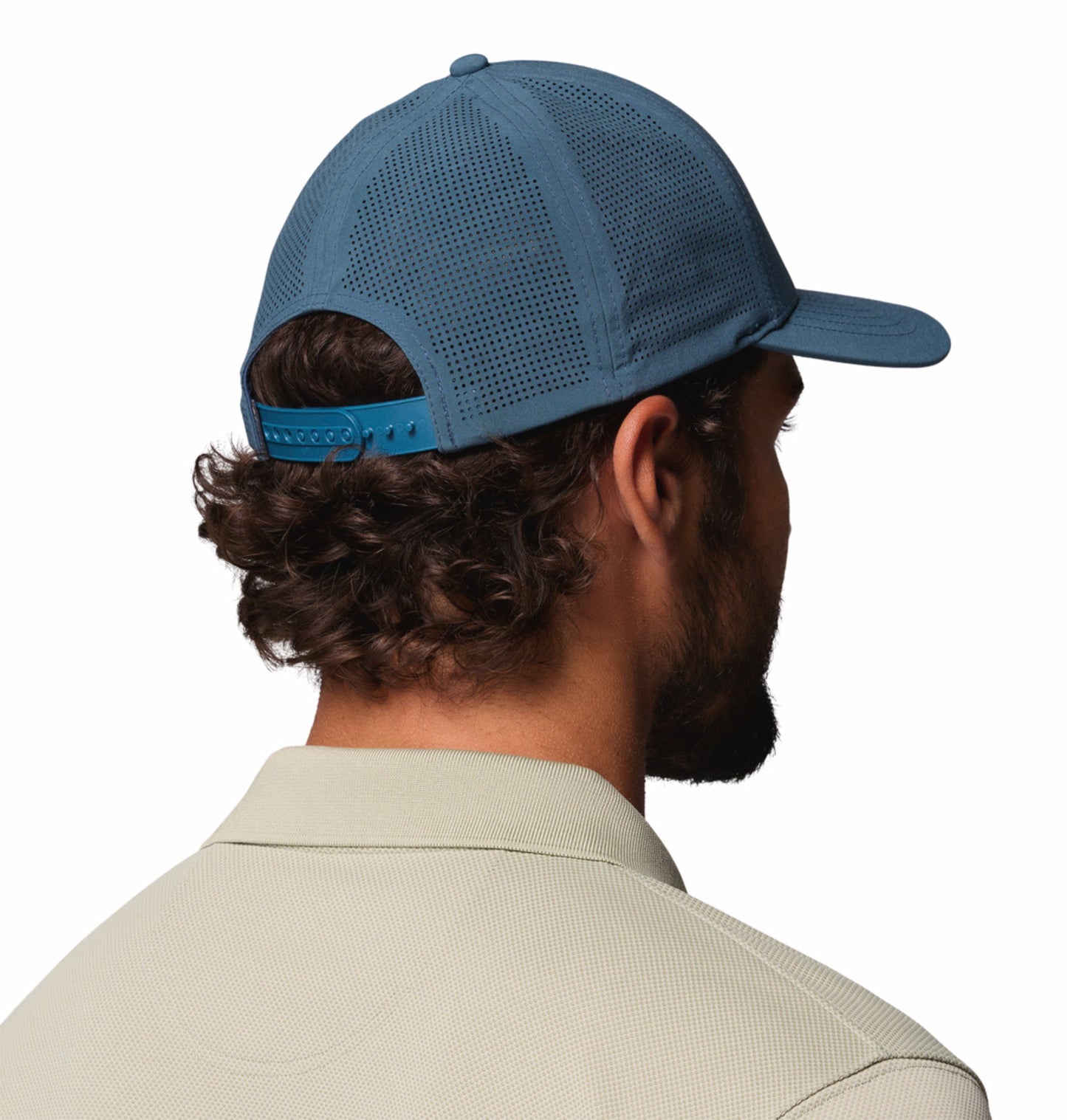 Columbia Unisex Blue Omni-Shield Mountaincap II 3D Stretch Snap Back Cap