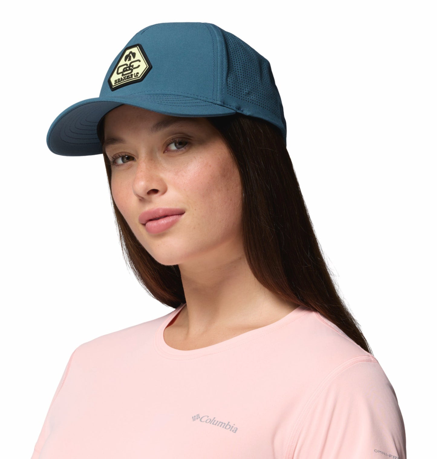 Columbia Unisex Blue Omni-Shield Mountaincap II 3D Stretch Snap Back Cap