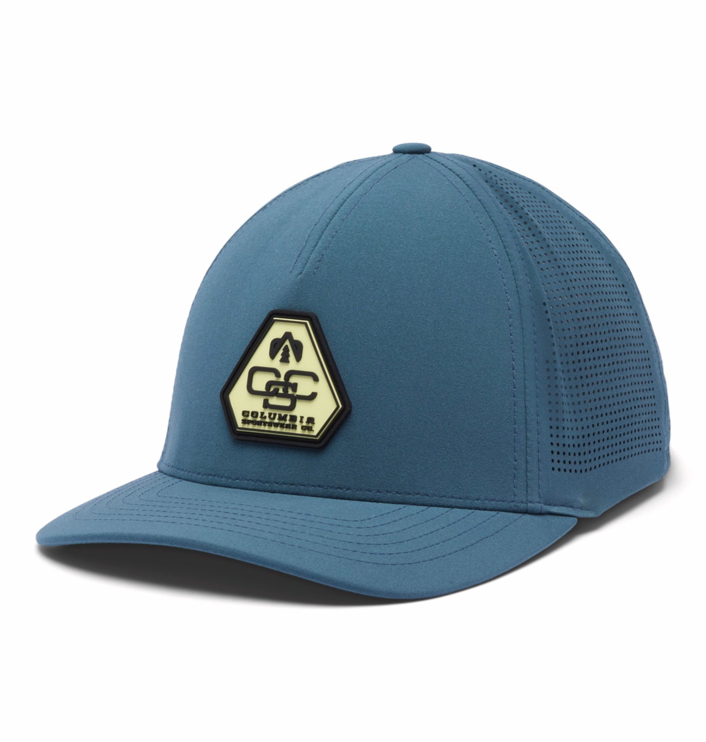 Columbia Unisex Blue Omni-Shield Mountaincap II 3D Stretch Snap Back Cap