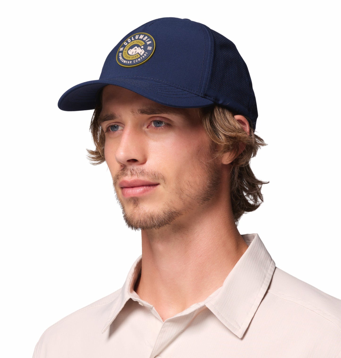Columbia Unisex Navy Blue Omni-Shield Mountaincap II 3D Stretch Snap Back Cap