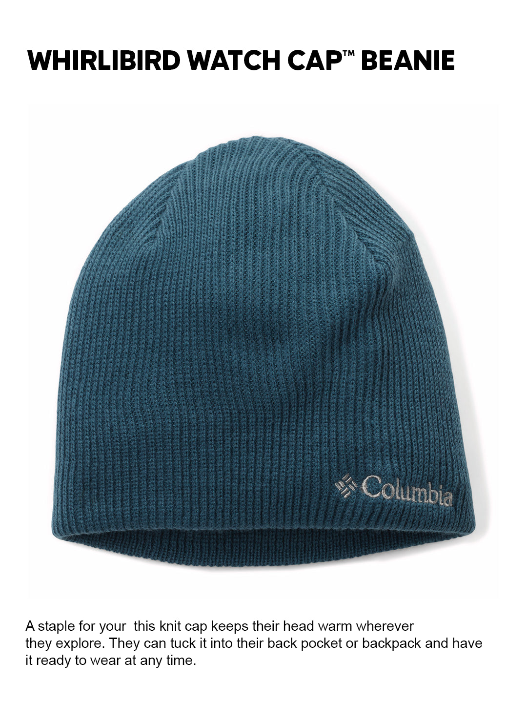 Columbia Unisex Teal  Whirlibird Watch Beanie