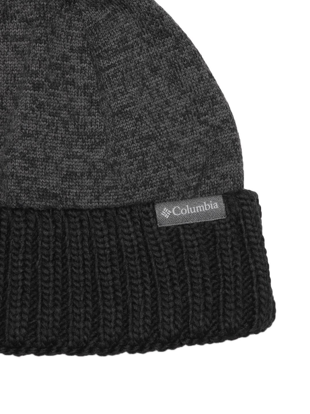 Columbia Unisex Black Sweater Weather Pom Beanie