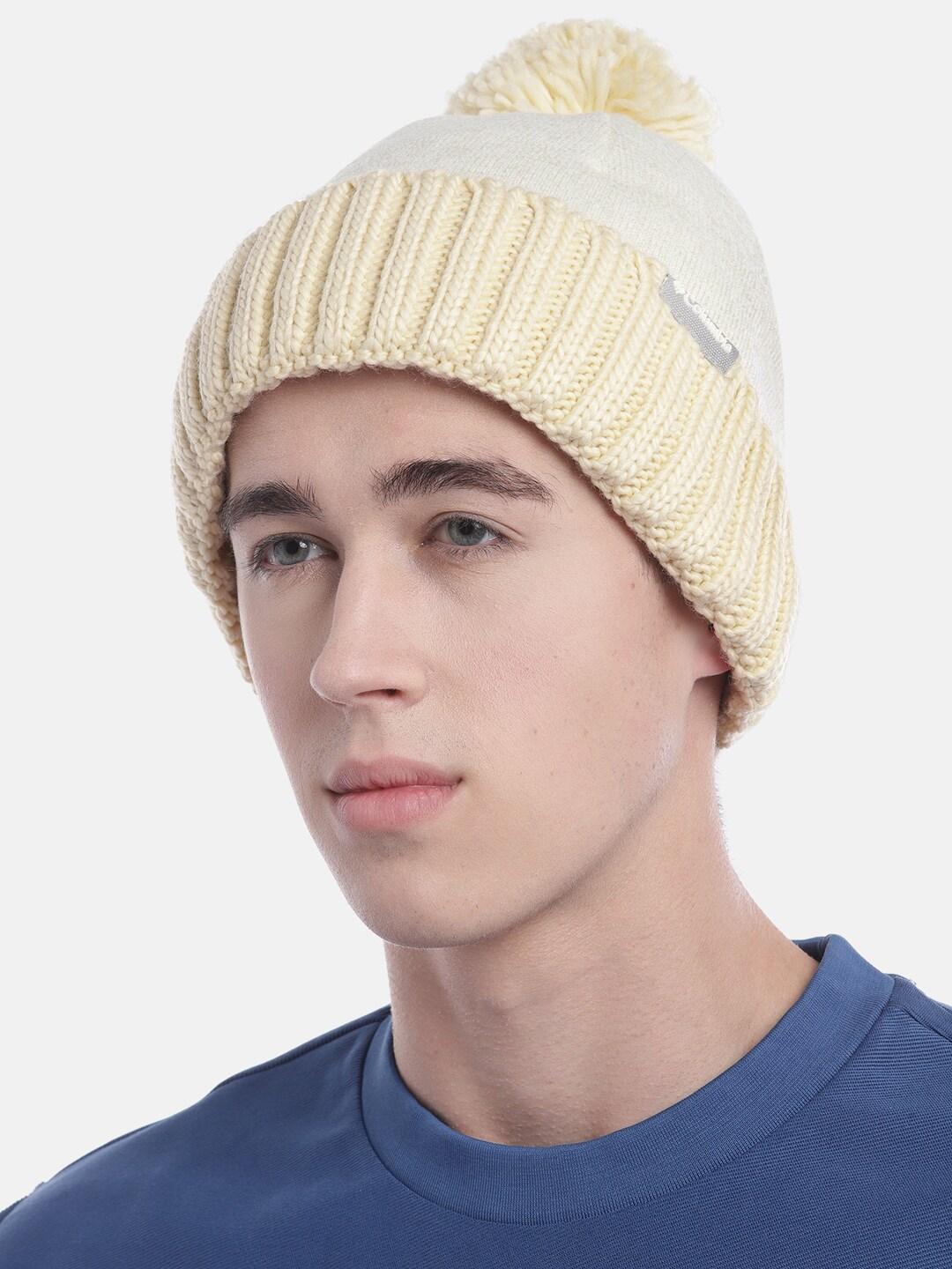 Columbia Unisex White Sweater Weather Pom Beanie