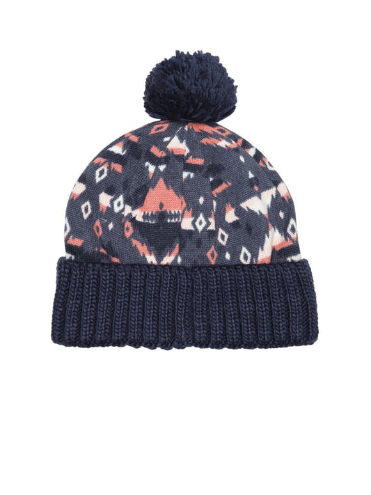 Columbia Unisex Blue Sweater Weather Pom Beanie
