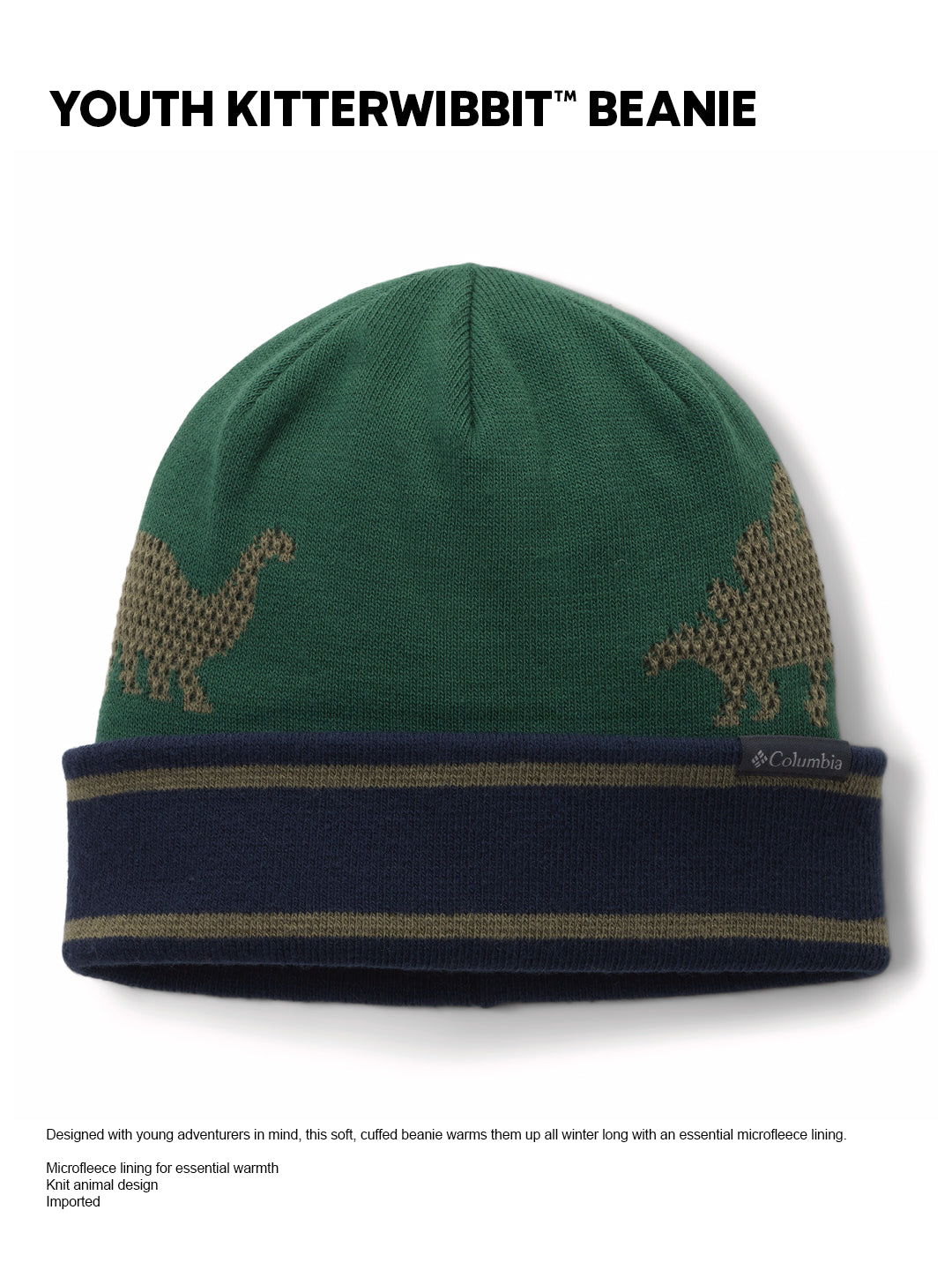 Columbia Kids Unisex Green Kitterwibbit Beanie