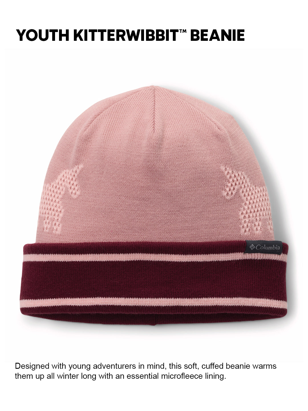 Columbia Kids Unisex Pink Kitterwibbit Beanie
