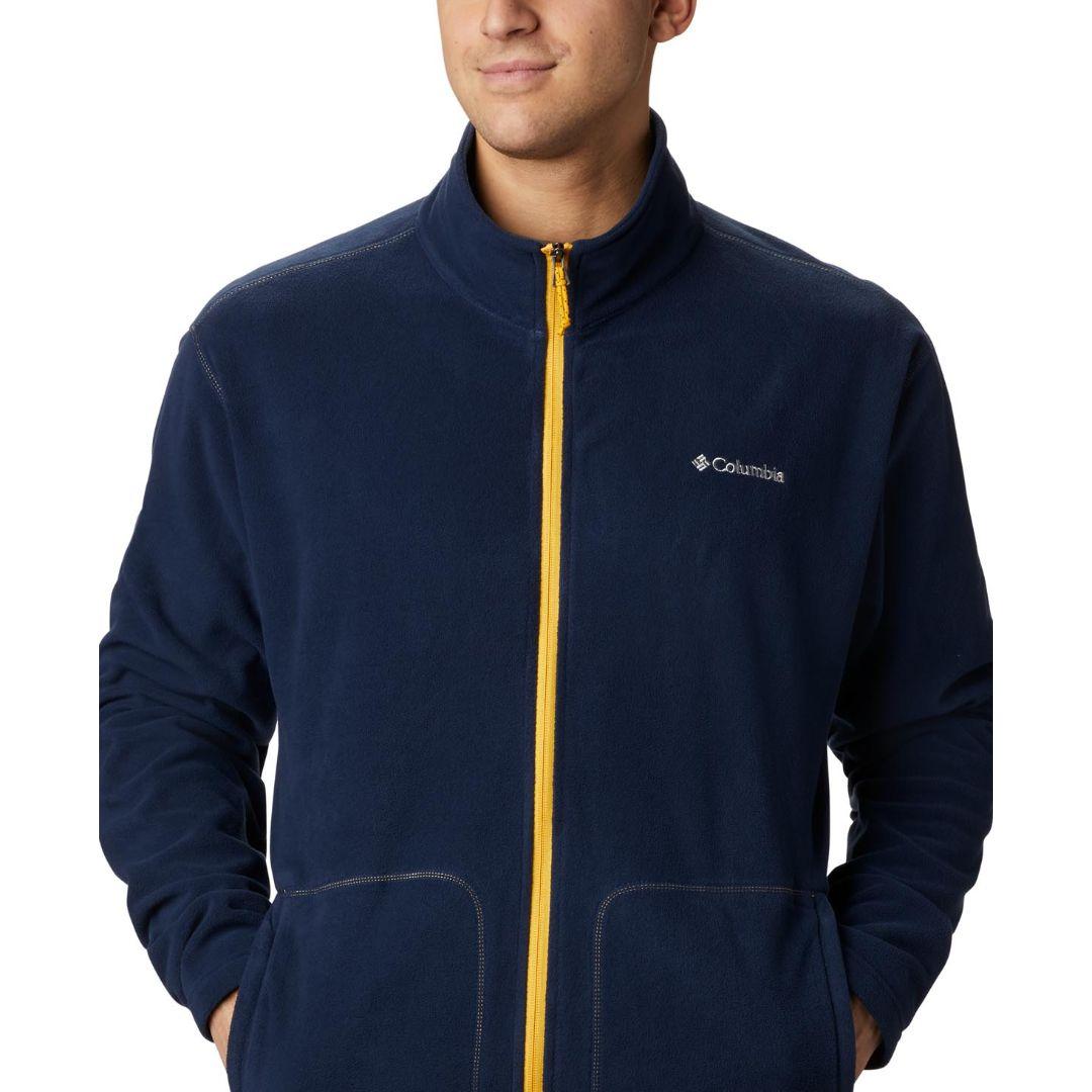 Columbia Men Blue Fast Trek Light Full Zip Fleece