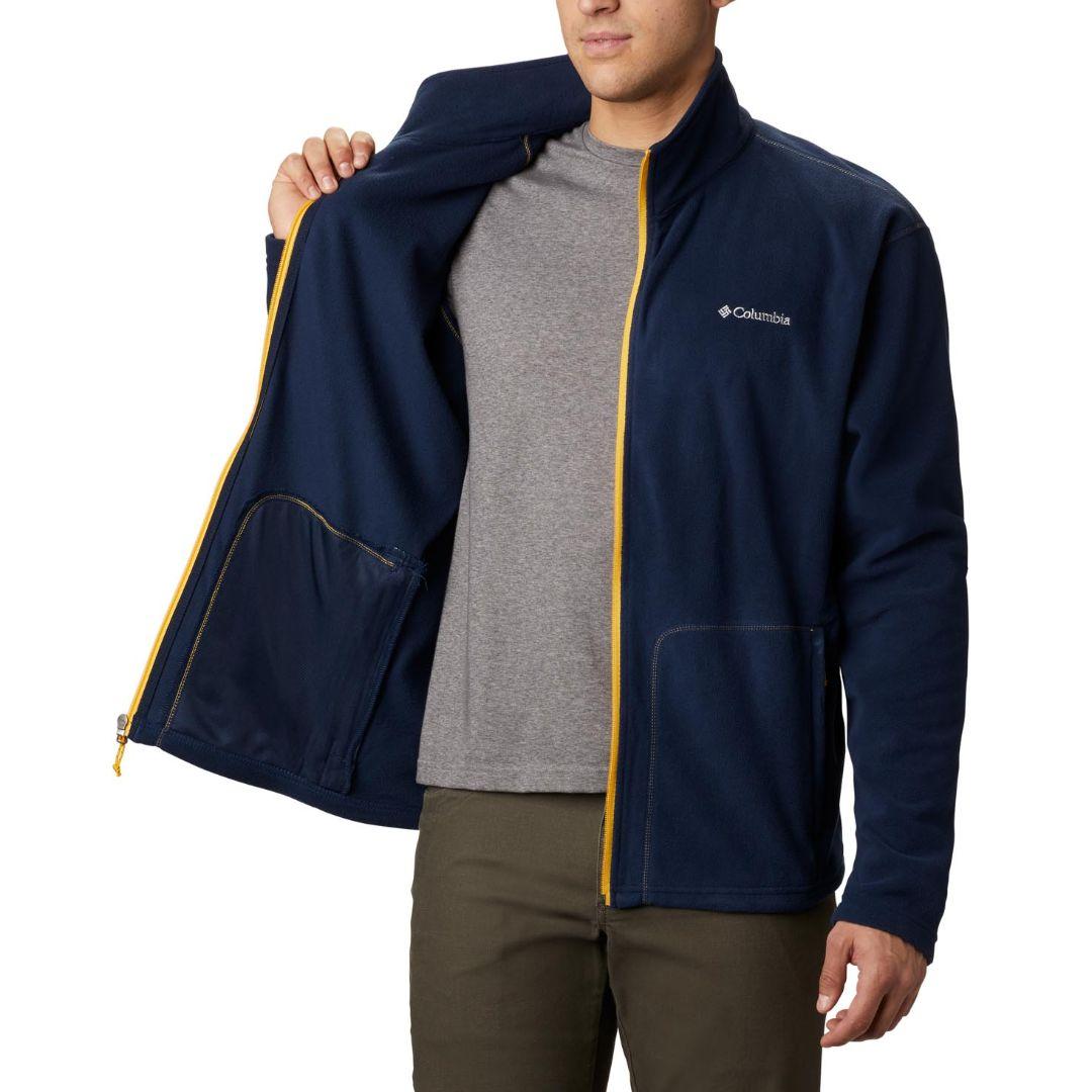 Columbia Men Blue Fast Trek Light Full Zip Fleece