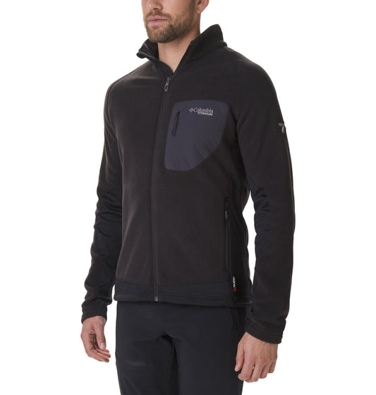 Columbia Men Black Titan Pass 2.0 II Fleece Jacket
