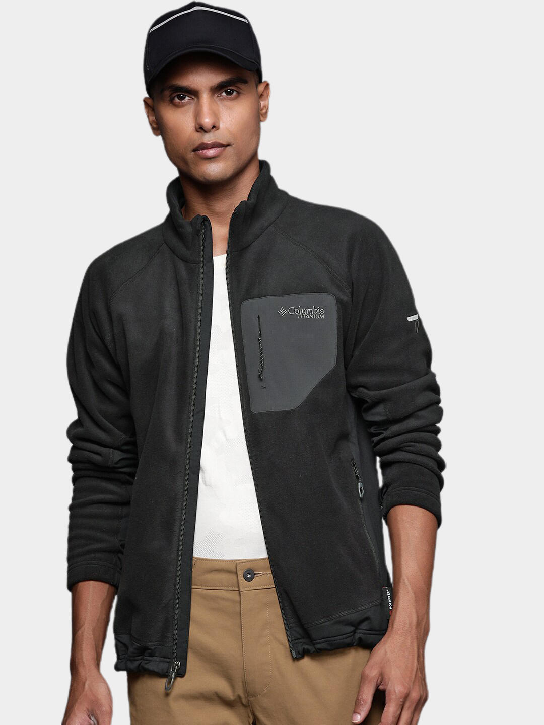 Columbia Men Black Titan Pass 2.0 II Fleece Jacket