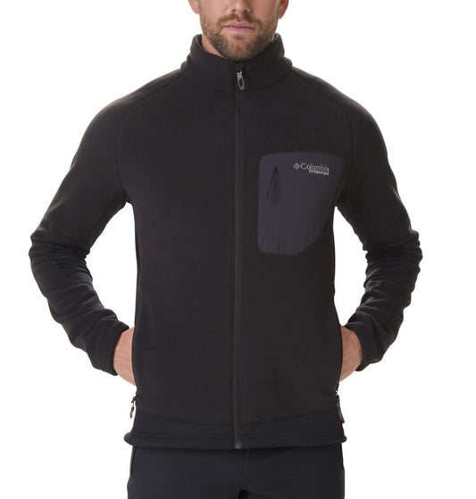 Columbia Men Black Titan Pass 2.0 II Fleece Jacket