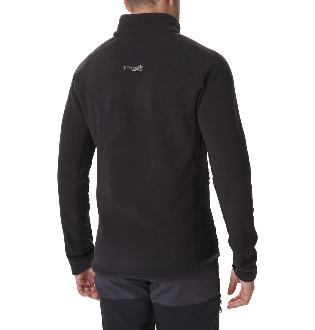 Columbia Men Black Titan Pass 2.0 II Fleece Jacket