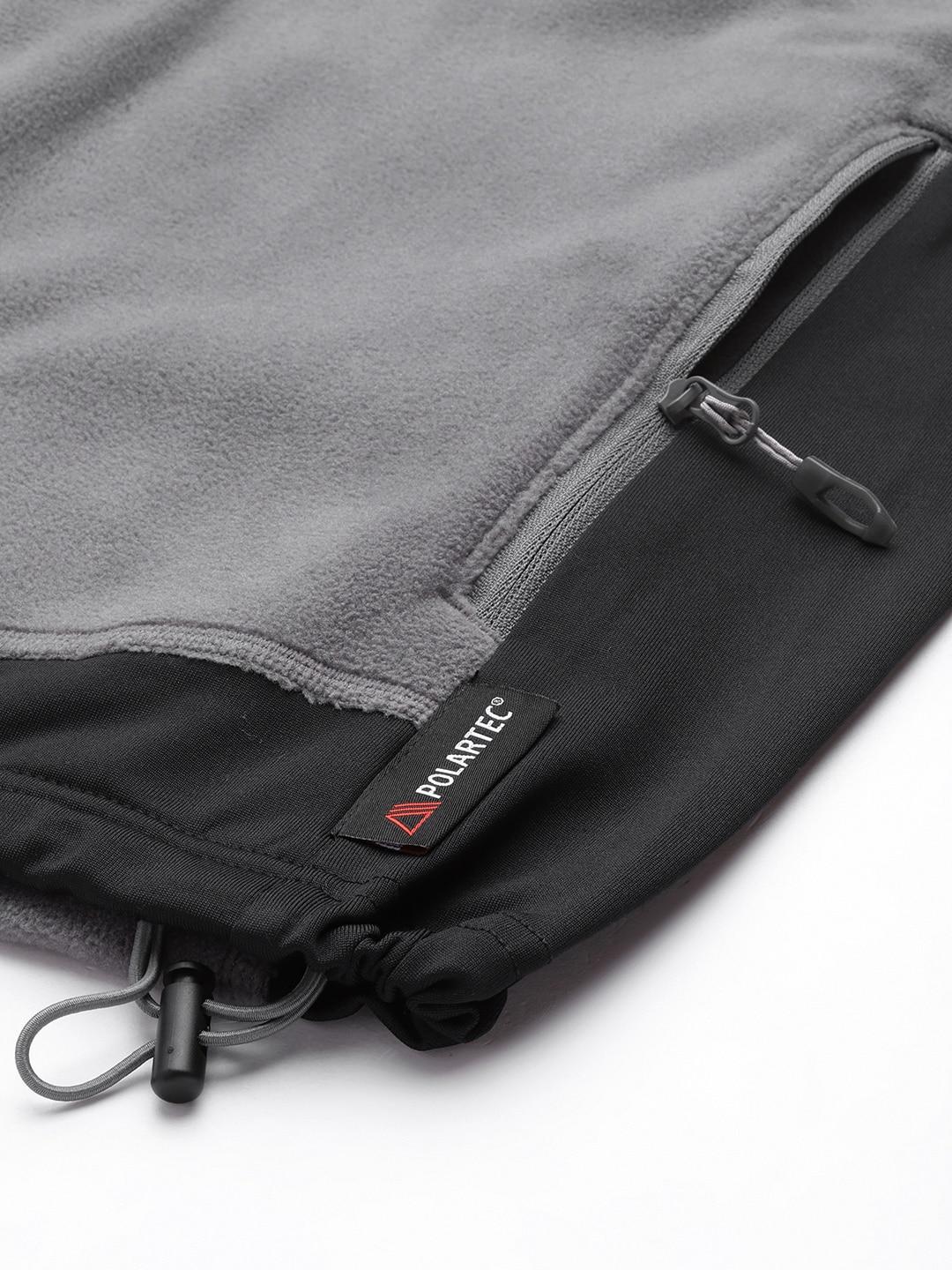 Columbia Men Grey Omni-Wick Titan Pass 2.0 II Fleece Jacket