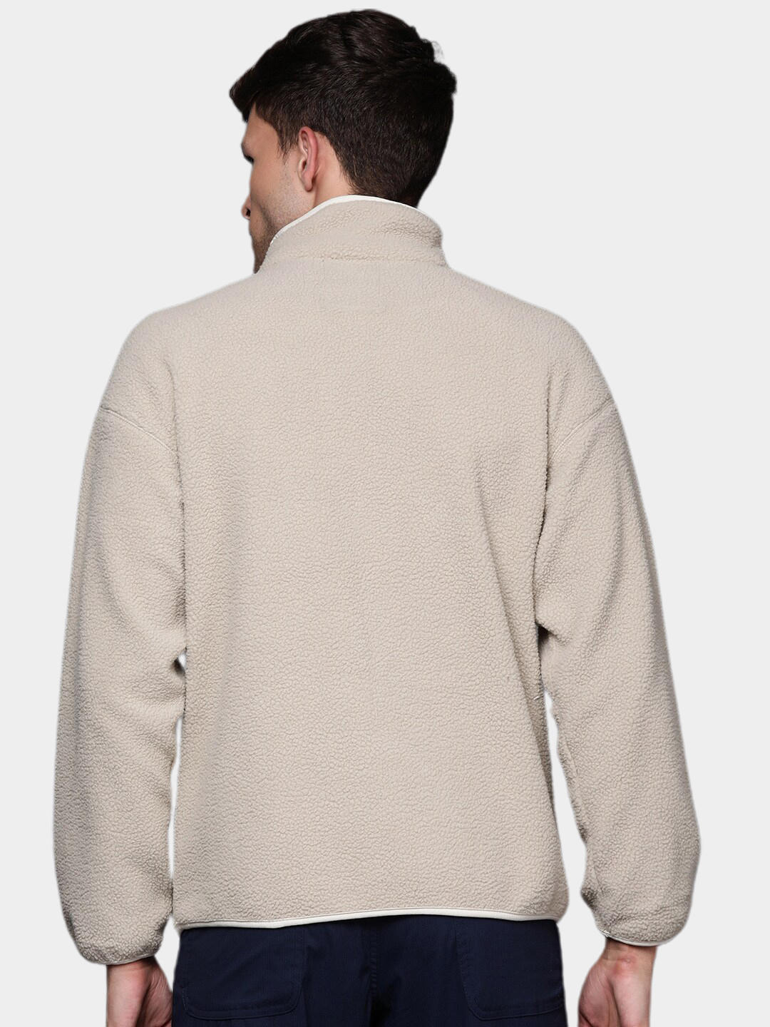 Columbia Men Beige Helvetia Half Snap Fleece Jacket