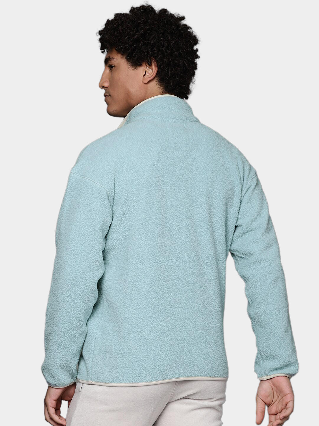Columbia Men Blue Helvetia Half Snap Fleece Top
