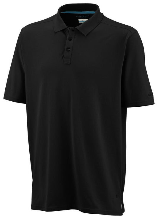 Columbia Men Black Elm Creek Polo T-Shirt